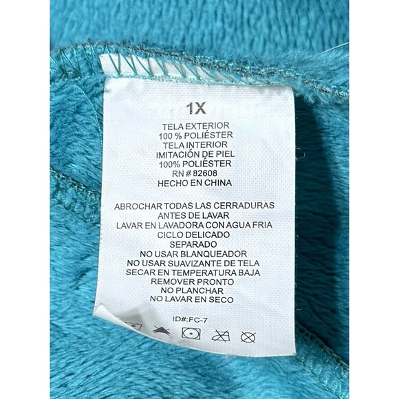 Free Country Women’s Rain Jacket | Teal And Gray Plaid | Women’s Size XL | - Picture 6 of 10